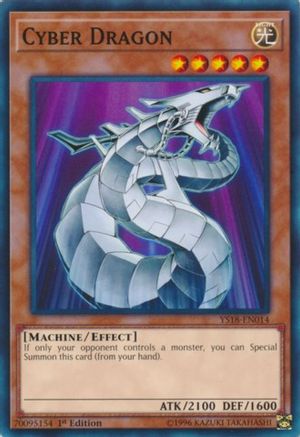 Cyber Dragon (YS18-EN014) - Starter Deck: Codebreaker 1st Edition Starter Deck: Codebreaker Yugioh Single Squirtle Squad Card Shop.