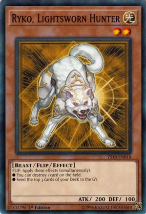 Ryko, Lightsworn Hunter (YS18-EN018) - Starter Deck: Codebreaker 1st Edition Starter Deck: Codebreaker Yugioh Single Squirtle Squad Card Shop.