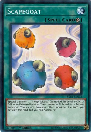 Scapegoat (YS18-EN023) - Starter Deck: Codebreaker 1st Edition Starter Deck: Codebreaker Yugioh Single Squirtle Squad Card Shop.