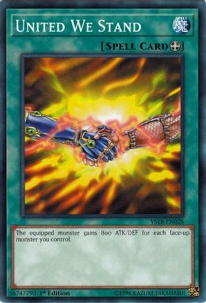 United We Stand (YS18-EN028) - Starter Deck: Codebreaker 1st Edition Starter Deck: Codebreaker Yugioh Single Squirtle Squad Card Shop.