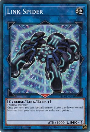 Link Spider (YS18-EN044) - Starter Deck: Codebreaker 1st Edition Starter Deck: Codebreaker Yugioh Single Squirtle Squad Card Shop.