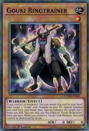 Gouki Ringtrainer (CYHO-EN005) - Cybernetic Horizon Unlimited Cybernetic Horizon Yugioh Single Squirtle Squad Card Shop.