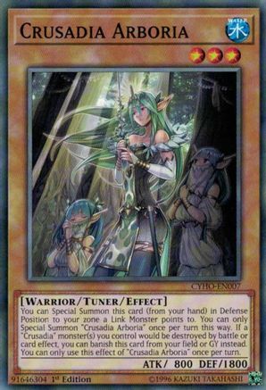 Crusadia Arboria (CYHO-EN007) - Cybernetic Horizon 1st Edition Cybernetic Horizon Yugioh Single Squirtle Squad Card Shop.