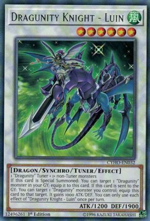 Dragunity Knight - Luin (CYHO-EN032) - Cybernetic Horizon 1st Edition Cybernetic Horizon Yugioh Single Squirtle Squad Card Shop.