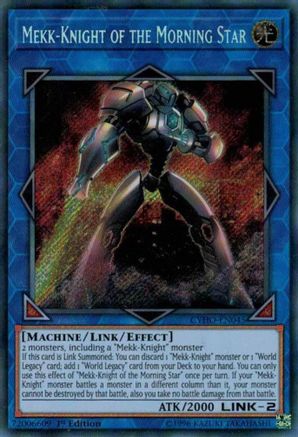 Mekk-Knight of the Morning Star (CYHO-EN045) - Cybernetic Horizon 1st Edition Cybernetic Horizon Yugioh Single Squirtle Squad Card Shop.