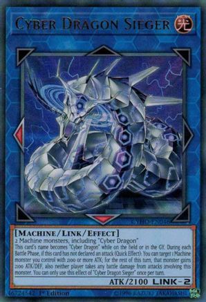 Cyber Dragon Sieger (CYHO-EN046) - Cybernetic Horizon 1st Edition Cybernetic Horizon Yugioh Single Squirtle Squad Card Shop.