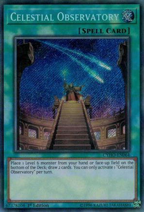 Celestial Observatory (CYHO-EN064) - Cybernetic Horizon 1st Edition Cybernetic Horizon Yugioh Single Squirtle Squad Card Shop.