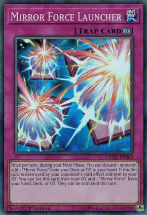 Mirror Force Launcher (CYHO-EN069) - Cybernetic Horizon Unlimited Cybernetic Horizon Yugioh Single Squirtle Squad Card Shop.