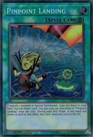 Pinpoint Landing (CYHO-EN081) - Cybernetic Horizon Unlimited Cybernetic Horizon Yugioh Single Squirtle Squad Card Shop.