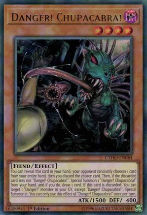 Danger! Chupacabra! (CYHO-EN084) - Cybernetic Horizon Unlimited Cybernetic Horizon Yugioh Single Squirtle Squad Card Shop.