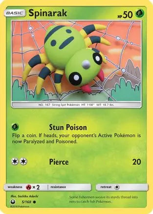 Spinarak 005 SM Celestial Storm - Common