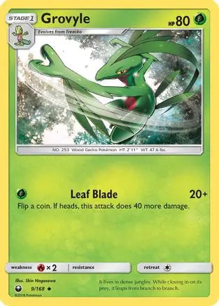 Grovyle 009 SM Celestial Storm - Uncommon