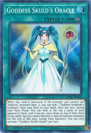 Goddess Skuld's Oracle (SHVA-EN008) - Shadows in Valhalla 1st Edition Shadows in Valhalla Yugioh Single Squirtle Squad Card Shop.