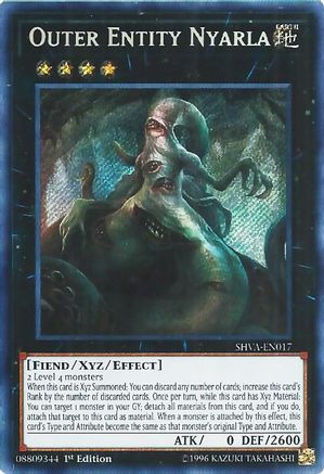Outer Entity Nyarla (SHVA-EN017) - Shadows in Valhalla 1st Edition Shadows in Valhalla Yugioh Single Squirtle Squad Card Shop.