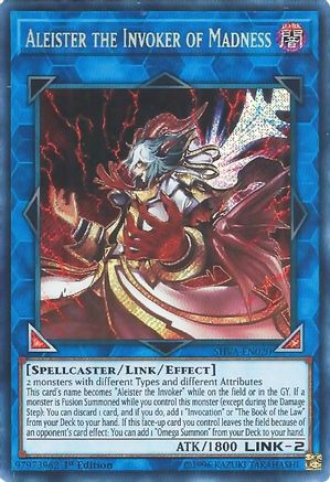 Aleister the Invoker of Madness (SHVA-EN020) - Shadows in Valhalla 1st Edition Shadows in Valhalla Yugioh Single Squirtle Squad Card Shop.