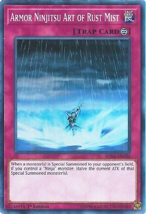 Armor Ninjitsu Art of Rust Mist (SHVA-EN030) - Shadows in Valhalla 1st Edition Shadows in Valhalla Yugioh Single Squirtle Squad Card Shop.