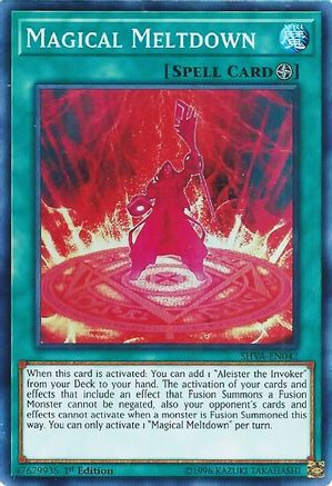 Magical Meltdown (SHVA-EN042) - Shadows in Valhalla 1st Edition Shadows in Valhalla Yugioh Single Squirtle Squad Card Shop.