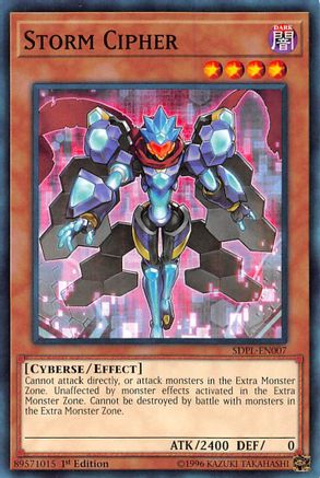 Storm Cipher (SDPL-EN007) - Structure Deck: Powercode Link 1st Edition Structure Deck: Powercode Link Yugioh Single Squirtle Squad Card Shop.