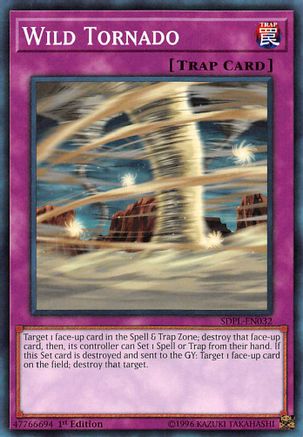 Wild Tornado (SDPL-EN032) - Structure Deck: Powercode Link 1st Edition Structure Deck: Powercode Link Yugioh Single Squirtle Squad Card Shop.