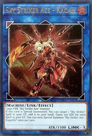 Sky Striker Ace - Kagari (UTR) (OP08-EN002) - OTS Tournament Pack 8 Unlimited OTS Tournament Pack 8 Yugioh Single Squirtle Squad Card Shop.