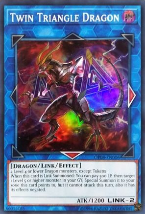 Twin Triangle Dragon (OP08-EN006) - OTS Tournament Pack 8 Unlimited OTS Tournament Pack 8 Yugioh Single Squirtle Squad Card Shop.
