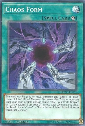 Chaos Form (LED3-EN011) - Legendary Duelists: White Dragon Abyss 1st Edition Legendary Duelists: White Dragon Abyss Yugioh Single Squirtle Squad Card Shop.