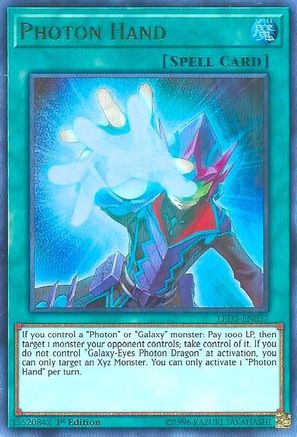 Photon Hand (LED3-EN037) - Legendary Duelists: White Dragon Abyss 1st Edition Legendary Duelists: White Dragon Abyss Yugioh Single Squirtle Squad Card Shop.