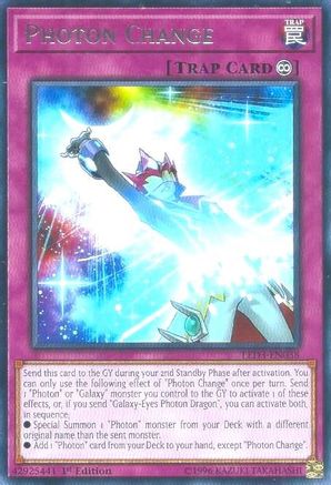 Photon Change (LED3-EN038) - Legendary Duelists: White Dragon Abyss 1st Edition Legendary Duelists: White Dragon Abyss Yugioh Single Squirtle Squad Card Shop.