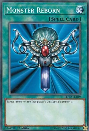 Monster Reborn (B) (LEHD-ENB19) - Legendary Hero Decks 1st Edition Legendary Hero Decks Yugioh Single Squirtle Squad Card Shop.