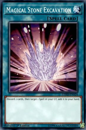 Magical Stone Excavation (LEHD-ENA24) - Legendary Hero Decks 1st Edition Legendary Hero Decks Yugioh Single Squirtle Squad Card Shop.