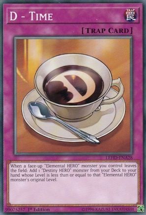 D - Time (LEHD-ENA28) - Legendary Hero Decks 1st Edition Legendary Hero Decks Yugioh Single Squirtle Squad Card Shop.