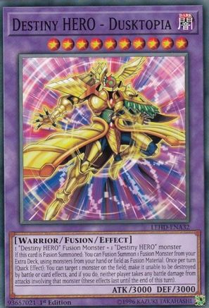 Destiny HERO - Dusktopia (LEHD-ENA32) - Legendary Hero Decks 1st Edition Legendary Hero Decks Yugioh Single Squirtle Squad Card Shop.