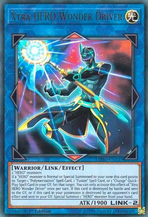 Xtra HERO Wonder Driver (LEHD-ENA37) - Legendary Hero Decks 1st Edition Legendary Hero Decks Yugioh Single Squirtle Squad Card Shop.