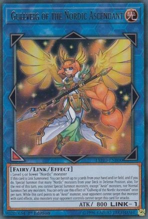 Gullveig of the Nordic Ascendant (LEHD-ENB00) - Legendary Hero Decks 1st Edition Legendary Hero Decks Yugioh Single Squirtle Squad Card Shop.