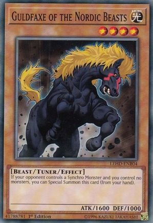 Guldfaxe of the Nordic Beasts (LEHD-ENB04) - Legendary Hero Decks 1st Edition Legendary Hero Decks Yugioh Single Squirtle Squad Card Shop.