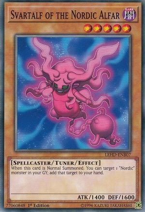 Svartalf of the Nordic Alfar (LEHD-ENB07) - Legendary Hero Decks 1st Edition Legendary Hero Decks Yugioh Single Squirtle Squad Card Shop.