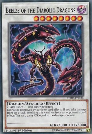 Beelze of the Diabolic Dragons (LEHD-ENB36) - Legendary Hero Decks 1st Edition Legendary Hero Decks Yugioh Single Squirtle Squad Card Shop.