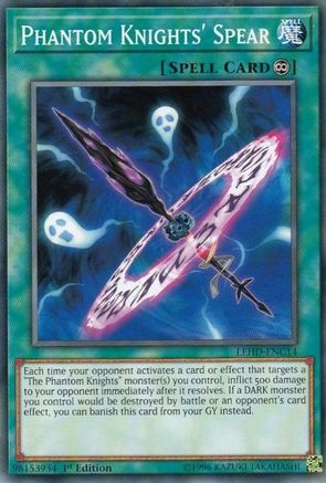 Phantom Knights' Spear (LEHD-ENC14) - Legendary Hero Decks 1st Edition Legendary Hero Decks Yugioh Single Squirtle Squad Card Shop.