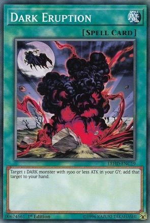 Dark Eruption (LEHD-ENC19) - Legendary Hero Decks 1st Edition Legendary Hero Decks Yugioh Single Squirtle Squad Card Shop.