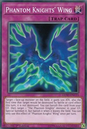 Phantom Knights' Wing (LEHD-ENC23) - Legendary Hero Decks 1st Edition Legendary Hero Decks Yugioh Single Squirtle Squad Card Shop.