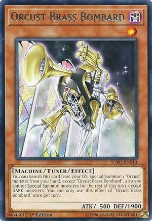 Orcust Brass Bombard (SOFU-EN014) - Soul Fusion Unlimited Soul Fusion Yugioh Single Squirtle Squad Card Shop.