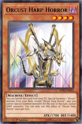 Orcust Harp Horror (SOFU-EN016) - Soul Fusion 1st Edition Soul Fusion Yugioh Single Squirtle Squad Card Shop.