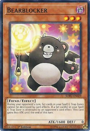 Bearblocker (SOFU-EN029) - Soul Fusion 1st Edition Soul Fusion Yugioh Single Squirtle Squad Card Shop.