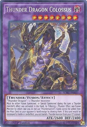 Thunder Dragon Colossus (SOFU-EN037) - Soul Fusion Unlimited Soul Fusion Yugioh Single Squirtle Squad Card Shop.
