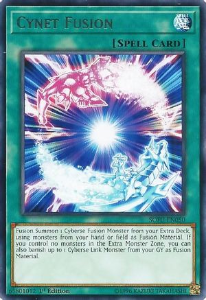 Cynet Fusion (SOFU-EN050) - Soul Fusion Unlimited Soul Fusion Yugioh Single Squirtle Squad Card Shop.