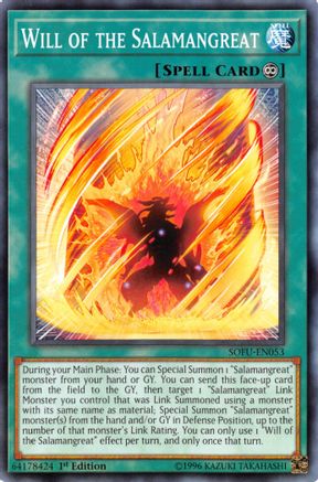 Will of the Salamangreat (SOFU-EN053) - Soul Fusion 1st Edition Soul Fusion Yugioh Single Squirtle Squad Card Shop.