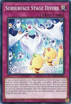 Subsurface Stage Divers (SOFU-EN080) - Soul Fusion Unlimited Soul Fusion Yugioh Single Squirtle Squad Card Shop.