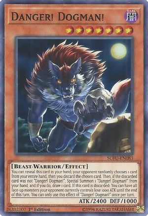 Danger! Dogman! (SOFU-EN083) - Soul Fusion Unlimited Soul Fusion Yugioh Single Squirtle Squad Card Shop.