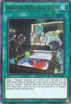 Danger! Response Team (SOFU-EN086) - Soul Fusion Unlimited Soul Fusion Yugioh Single Squirtle Squad Card Shop.