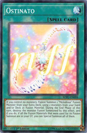 Ostinato (SOFU-EN098) - Soul Fusion Unlimited Soul Fusion Yugioh Single Squirtle Squad Card Shop.